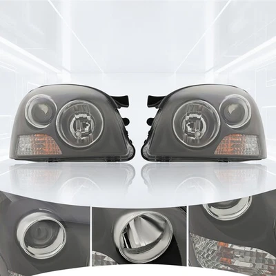 Halogen Headlight Front Left & Right Side Headlamp Fit For 2007-2008 Kia Optima Foto 1 de 4