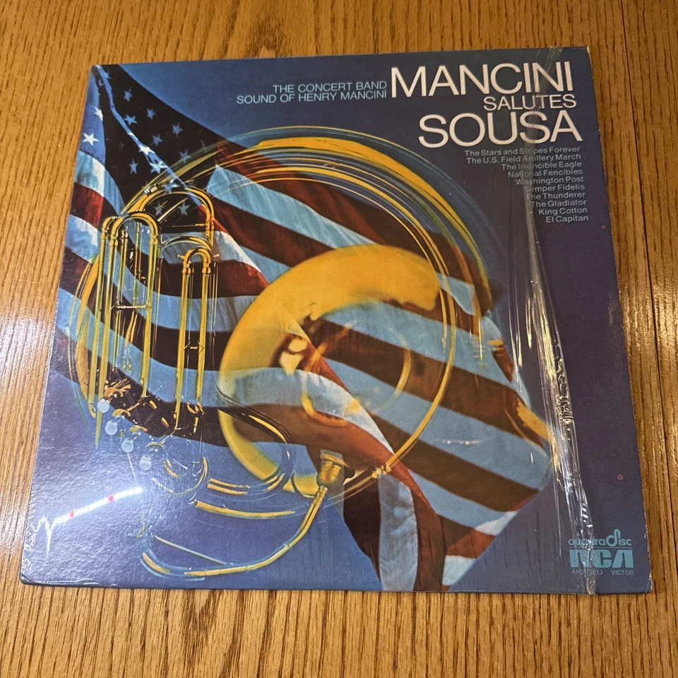 [JAZZ]~EXC LP~HENRY MANCINI~Mancini Salutes Sousa~{1971~RCA~QUADRAPHONIC Vinyl - Image 1 of 4