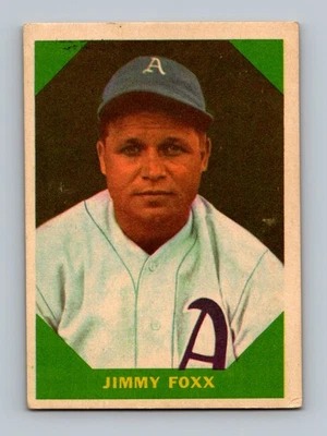 Tarjeta de béisbol Fleer Greats #53 1960 Jimmy Foxx en muy buen estado vintage de la corte Foto 1 de 2