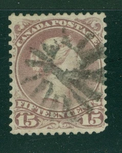 CANADA #29 USED WITH STRIKING BOLD CORK FANCY CANCEL - Picture 1 of 2