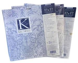 3 hojas blancas y protectores de página K&Company 10 carga superior 12” X 12” K12-DPAGE - Imagen 1 de 6