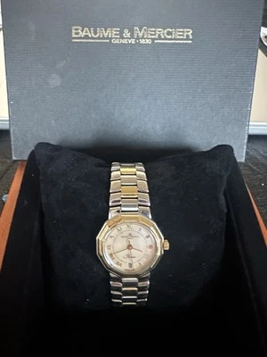 Baume & Mercier Riviera Wristwatch 18k Yellow Gold w/ Box - Image 1 of 4