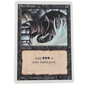 MTG Dark Ritual Revised 3ED Common Black Interrupt Magic the Gathering - Picture 1 of 2