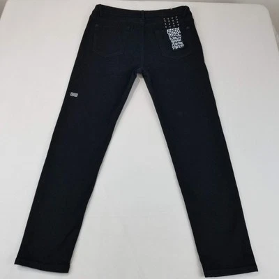 Pantalones de mezclilla Ksubi para hombre 36x30 negros Van Winkle Hunter ajustados botones mosca ropa de calle Foto 1 de 4