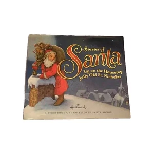 Stories Of Santa Hallmark Book Of Two Beloved Santa Songs Christmas 2003 - Picture 1 of 2