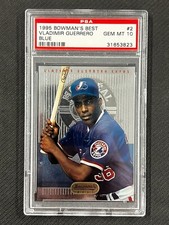 PSA 10 1995 Bowman Best #2 Vladimir Guerrero Rookie Blue HOF Montreal Expos