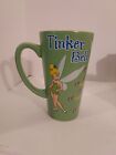 Disney Store Peter Pan Green Tinkerbell Ceramic Large Mug - 16 Oz