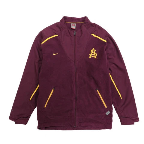 Vintage Arizona State Sun Devils Nike Fleece Jacket Size Large NCAA Cover