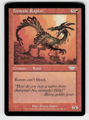 Legions #93 Frenetic Raptor - Image 1 of 2