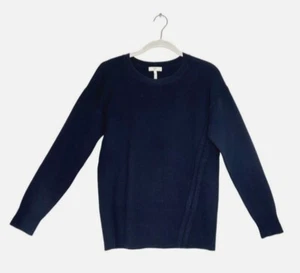 Joie Women's Long Sleeve Crew Neck Sweater in Navy - Sz M - Picture 1 of 3