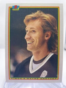 Wayne Gretzky 1990 Bowman Hockey Card #143 (NM) - Picture 1 of 2