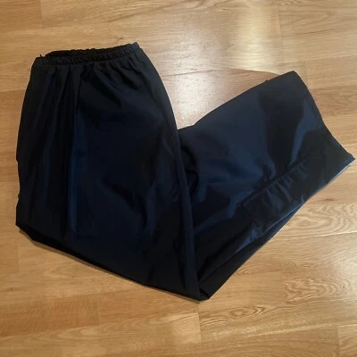 Pantalones de golf para lluvia impermeables Foot Joy Dryjoys con cordón ajustable negros 2XL para hombre Foto 1 de 4