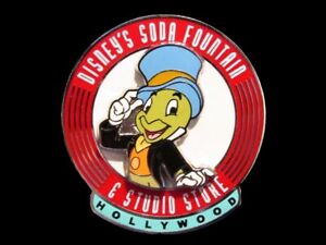 Disney Pin DSF Soda Fountain Store Retro Logo Collection - Jiminy Cricket LE 300