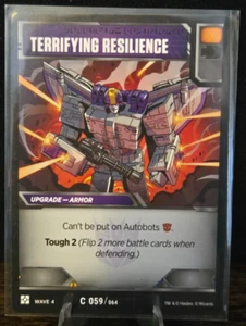Transformers - TCG - Wave 4 - C 59/64 - Terrifying Resilience - Card - Picture 1 of 2