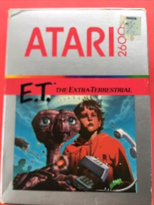 E.T. The Extra Terrestrial (Atari 2600, 1982,CX2674) Tested Game Cartridge, CIB! - Image 1 of 4