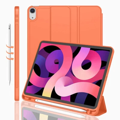 For iPad 10.2 Case 8th 7th Air 4 10.9 Pro 11 Smart Case Cover W/ Pencil Holder - Image 1 of 4