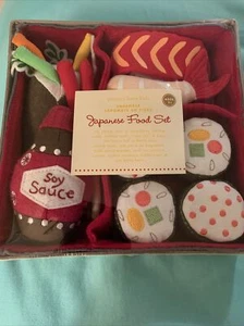 Pottery Barn Kids Felt Japanese Bento Box set Kitchen Pretend Food NEW 2009 - Picture 1 of 3