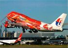 Pocztówka ze zdjęciem>>MALEZYJSKIE LINIE LOTNICZE (SPECJALNE BARWY) BOEING 747-4H6 9M-MPD