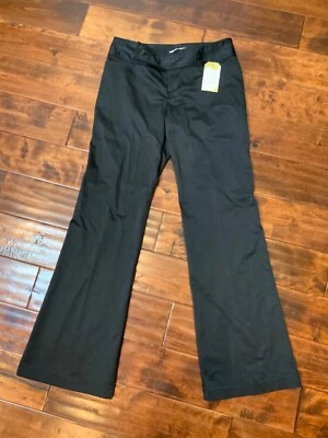 Черные атласные брюки Nanette Lepore Bootcut, размер 8 - Изображение 1 из 4