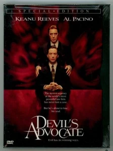 DEVIL'S ADVOCATE SPECIAL EDITION DVD, Keanu Reeves & Al Pacino, "...great, wily - Imagen 1 de 2