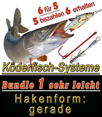 Bavaria-Köderfischsysteme ,BUNDLE 1 sehr leicht,Form gerade 5 bezahlen 6erhalten - Bild 1 von 4