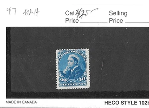 CANADA VICTORIA 2 SCOTT 47 MINT HINGED. - Picture 1 of 2