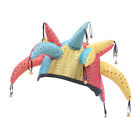 Jester Cosplay Costume Clown Hats Adults Jester Clown Cosplay Hat