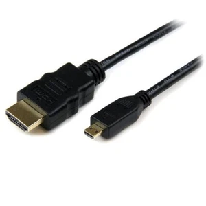 StarTech HDMIADMM3 3ft Micro HDMI to HDMI Cable with Ethernet, 4K High Speed - Picture 1 of 1