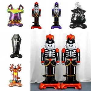 Ghost Tree Coffin Halloween Tombstone Balloon Halloween Guard Balloon Indoor - Picture 1 of 14