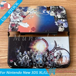 For Nintendo New 3DS XL/  LL Front+Back Housing Shell Protective Case Cover Fire - Picture 1 of 6