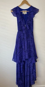 The Jetset Diaries Goddess Kleid blau Chiffon Small neu mit Etikett - Bild 1 von 8