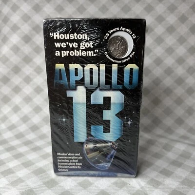 Apollo 13 VHS Tape 1995 with 25th Anniversary Commemorative Pin BRAND NEW!! - Image 1 of 4
