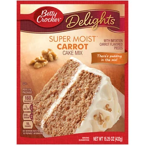 Betty Crocker Super Moist Carrot Cake Mix 15.25oz 432g Best Before April2025 - Picture 1 of 8