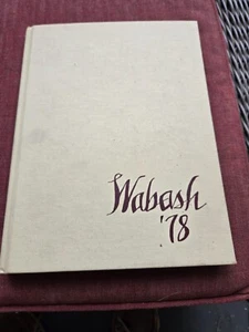 1978 Wabash College School Yearbook Crawfordsville Indiana - Foto 1 di 1