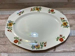 ALFRED MEAKIN Serving Tray Platter 10” Marigold Flowers MEA57 England Fine China - Picture 1 of 8