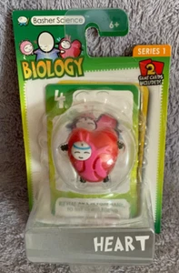 NEW Basher Science Biology Heart Figure & 2 Game Cards, Series 1, NIP FBX48 - Picture 1 of 2