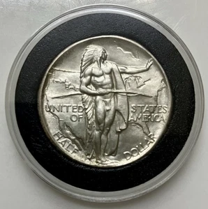 1926 Oregon Trail Commemorative Half Dollar 50C, Choice Uncirculated BU - Picture 1 of 4