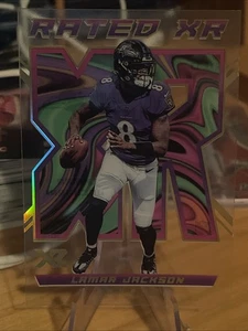2022 Lamar Jackson Panini Xr Football Rated XR #RXR-13 Case Hit SSP RARE - Picture 1 of 2