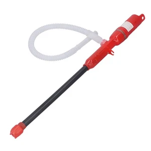 (Red)Generic Portable Siphon Oil Pump ABS 1in Diameter Suction Tube Electric - Picture 1 of 12