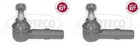 FRONT LEFT AND RIGHT TIE ROD END 49401164 CORTECO