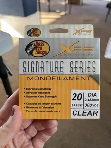 Línea de pesca Bass Pro Shops XPS Signature Series 300yd 20lb transparente 300yd - Imagen 1 de 3