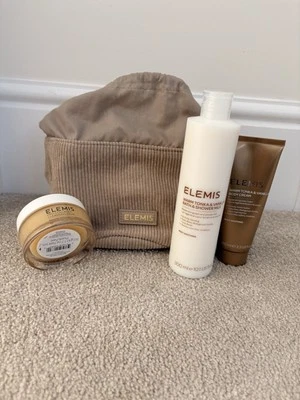 Elemis Warm Tonka & Vanilla Body Cream & Milk + Pro Collagen Cleansing Balm, Bag - Image 1 of 4