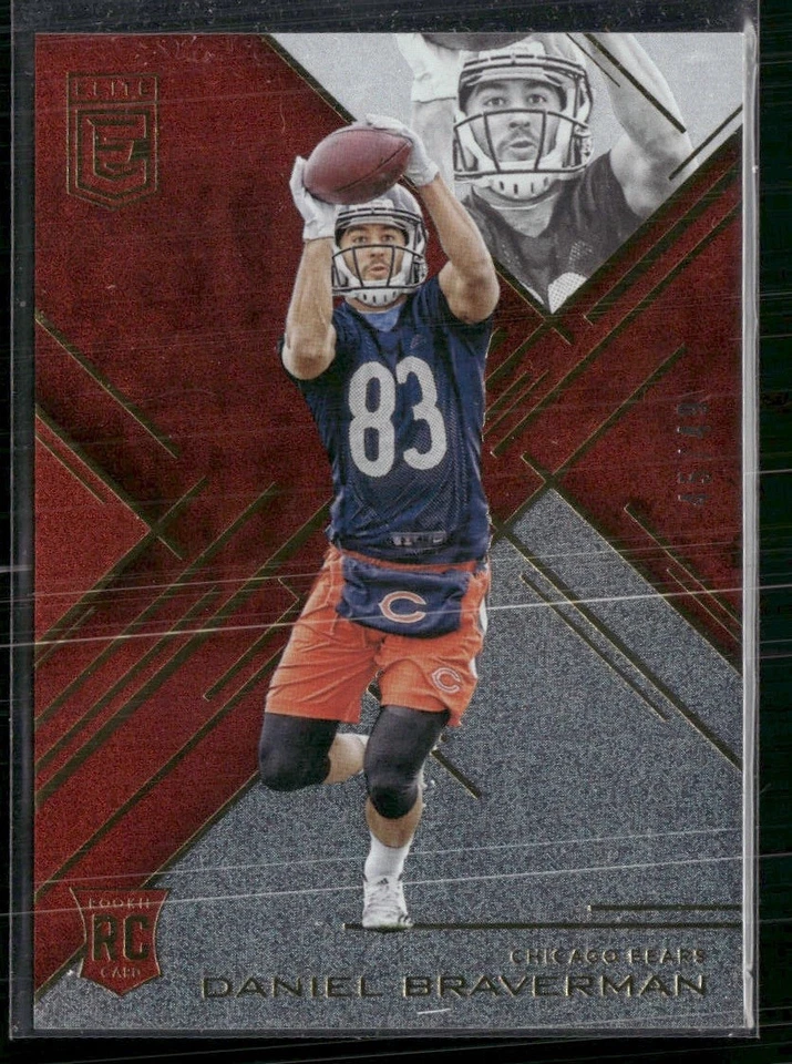 2016 Donruss Elite #157 Daniel Braverman Red #/49 Rookie - Image 1 of 2