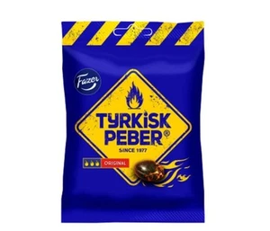 ⚡ FAZER Tyrkisk Peber Salmiak | CHOOSE 1, 2, 4 or 8 PACKS! Finnish Salt Licorice - Picture 1 of 1