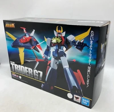 BANDAI Chogokin 灵魂 GX-66R 无敌机器人 Trider G7 可动人偶 全新 — 第 1/4 张图片