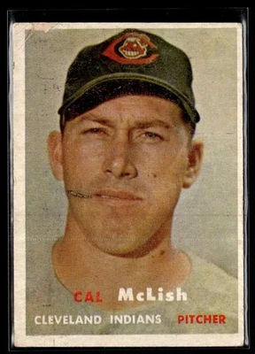 1957 Topps Cal McLish Rookie LOW GRADE Set Break #364 - Image 1 of 2