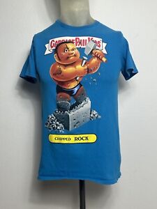Garbage Pail Kids Chipped Rock T-Shirt, Adult Size Small Blue Ripple Junction