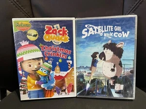 Treehouse Zack & Quack Christmas Crinkles Satellite and Milk Cow DVD Brand New - Bild 1 von 2