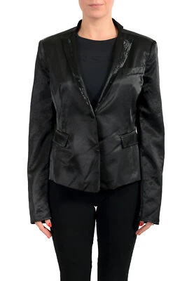 C'N'C Costume National Women's Embellished One Button Blazer US XL IT 46 - Image 1 of 4