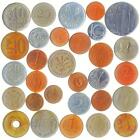 30 Coins From Different Countries. World Money Collection. Collectible Currency